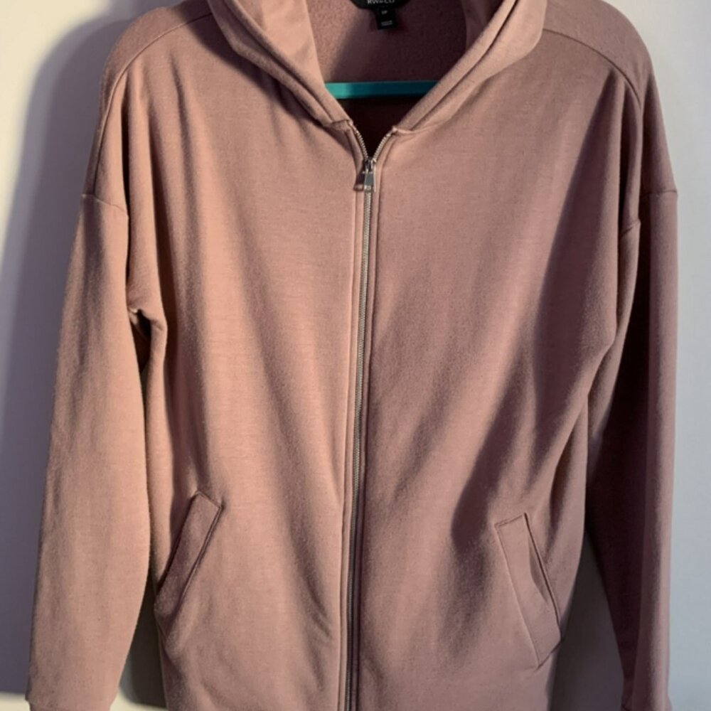 RW&CO. Mauve Zip-Up Hoodie